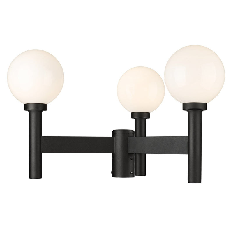 Z-Lite - 597MP3-BK - Three Light Outdoor Post Mount Fixture - Laurent - Black