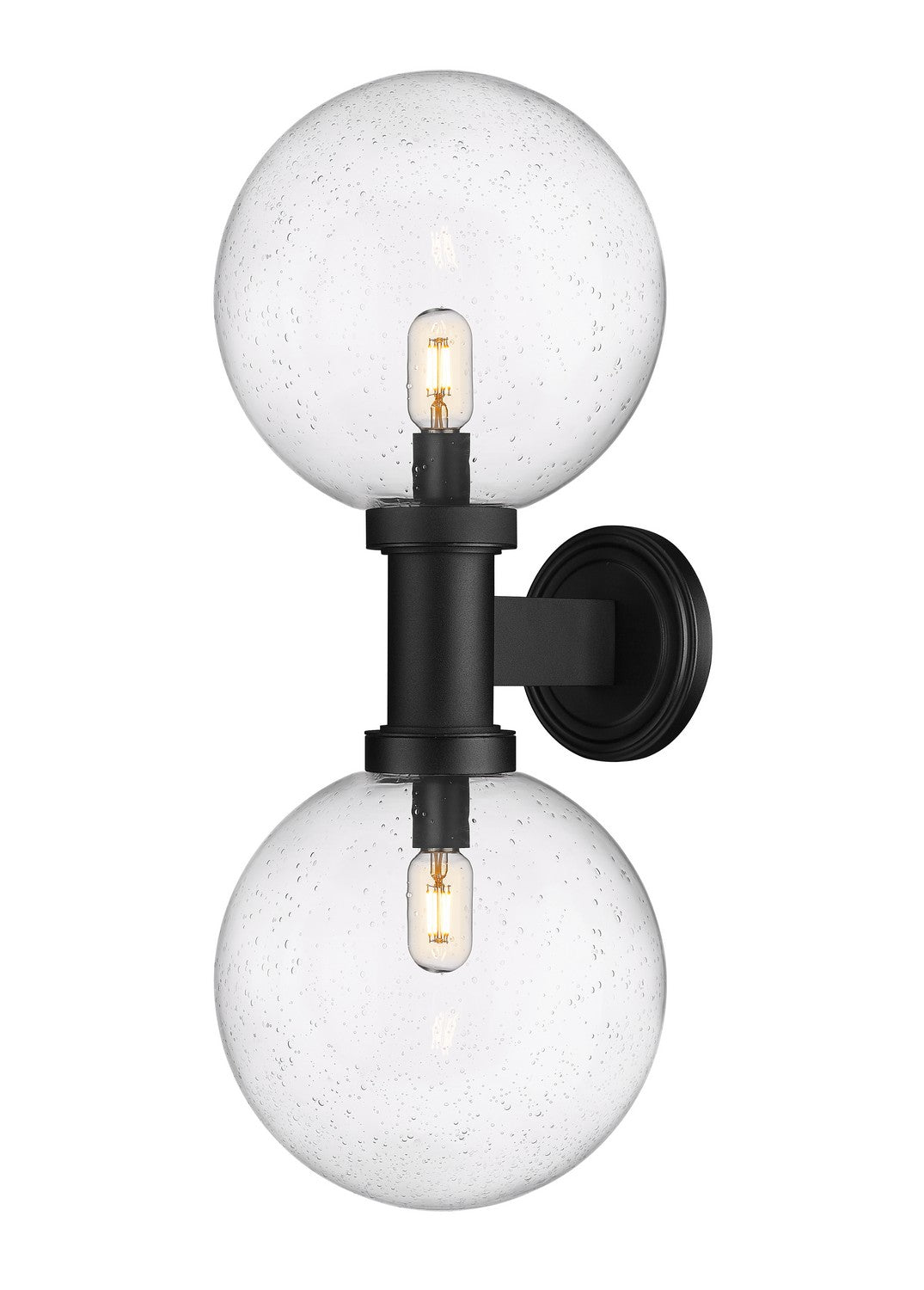 Z-Lite - 599B2-BK - Two Light Outdoor Wall Sconce - Laurent - Black