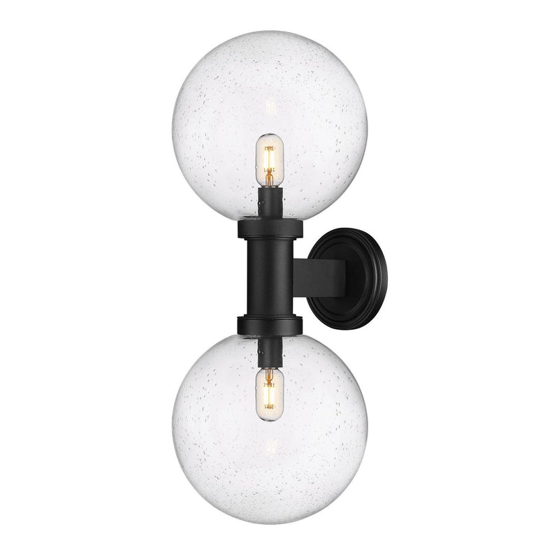 Z-Lite - 599B2-BK - Two Light Outdoor Wall Sconce - Laurent - Black