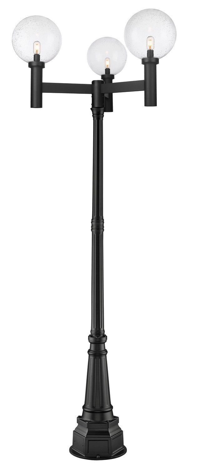 Z-Lite - 599BP3-564P-BK - Three Light Outdoor Post Mounted Fixture - Laurent - Black