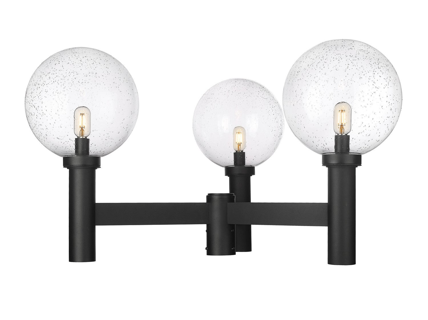 Z-Lite - 599BP3-BK - Three Light Outdoor Post Mount Fixture - Laurent - Black