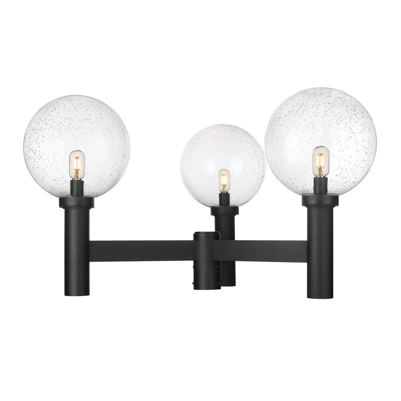 Z-Lite - 599BP3-BK - Three Light Outdoor Post Mount Fixture - Laurent - Black