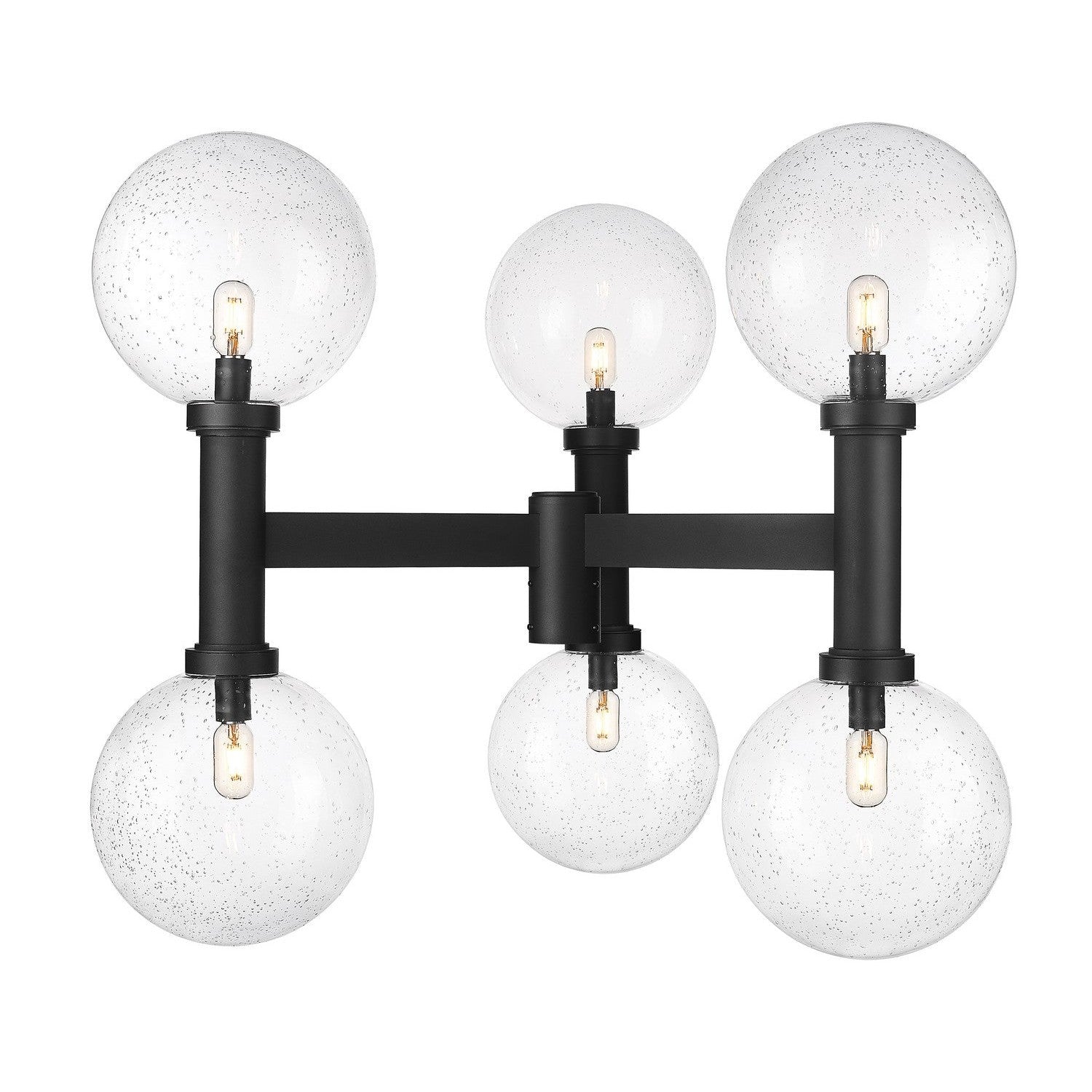 Z-Lite - 599BP6-BK - Six Light Outdoor Post Mount Fixture - Laurent - Black