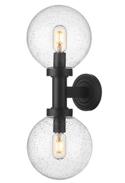 Z-Lite - 599M2-BK - Two Light Outdoor Wall Sconce - Laurent - Black