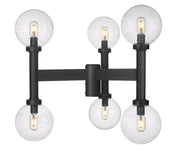 Z-Lite - 599MP6-BK - Six Light Outdoor Post Mount Fixture - Laurent - Black