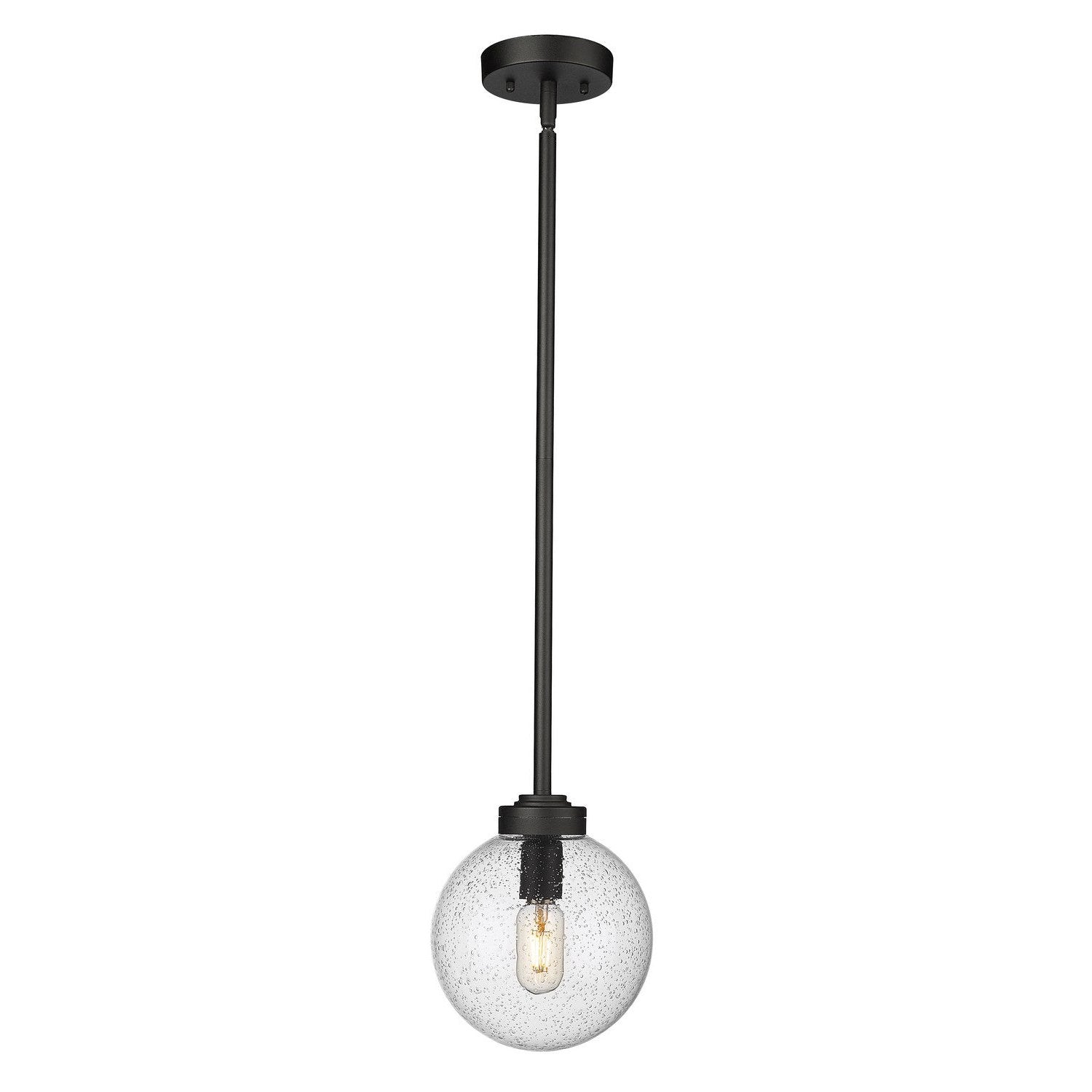 Z-Lite - 599P8-BK - One Light Outdoor Pendant - Laurent - Black