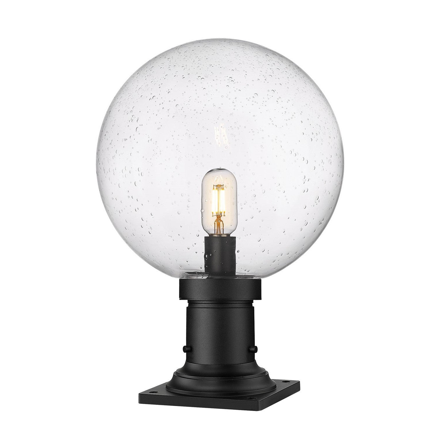 Z-Lite - 599PHB-533PM-BK - One Light Outdoor Pier Mounted Fixture - Laurent - Black