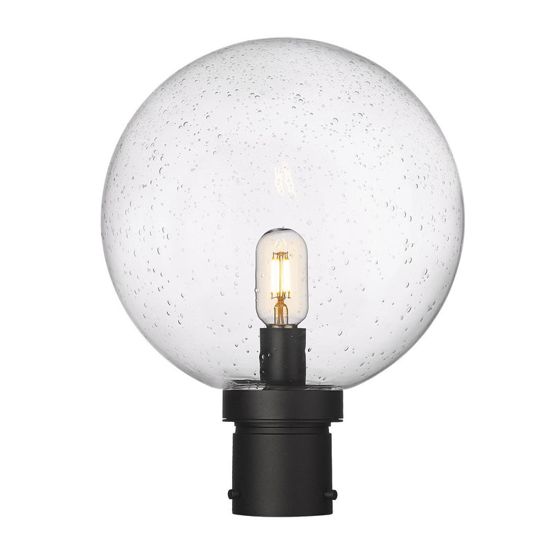 Z-Lite - 599PHB-BK - One Light Outdoor Post Mount Fixture - Laurent - Black