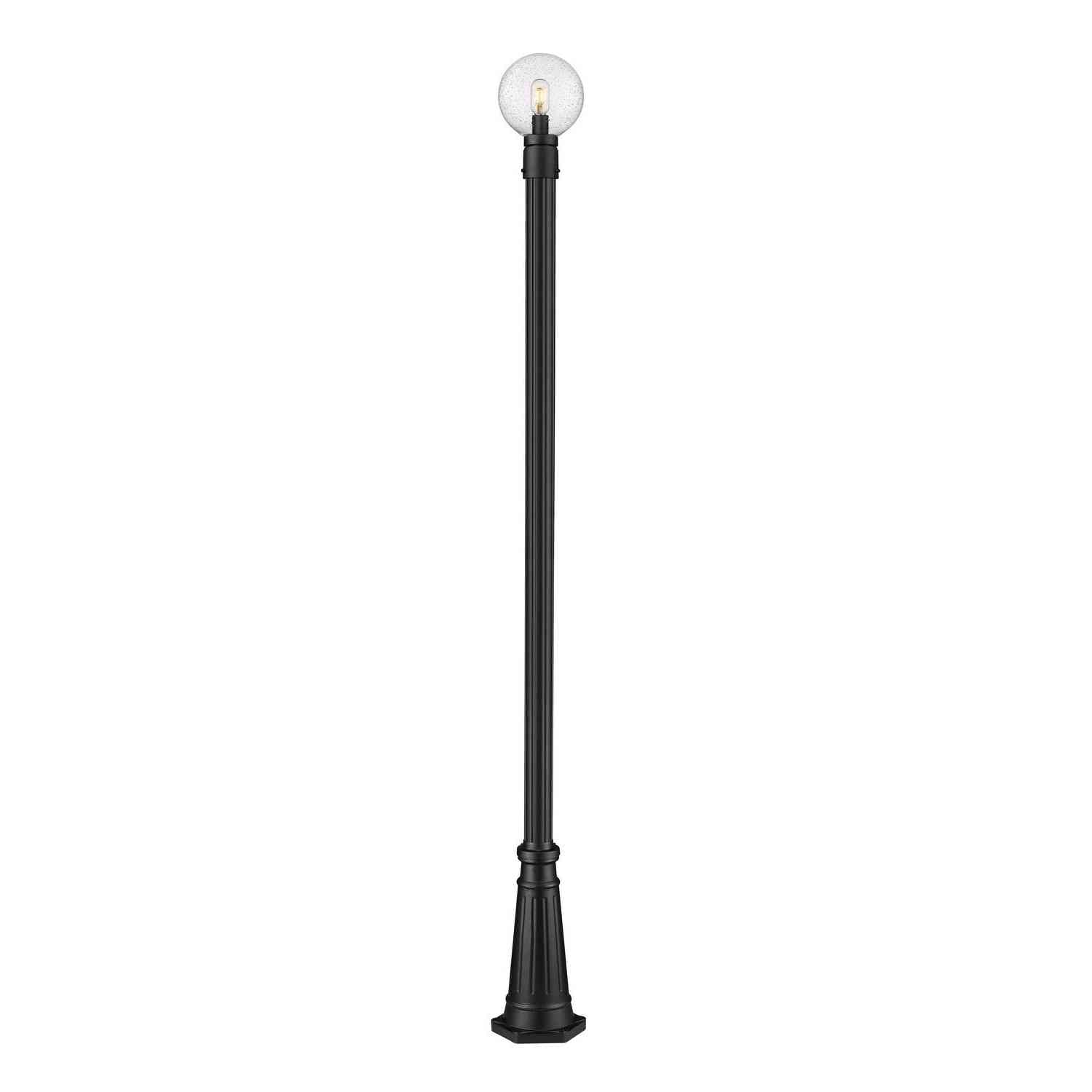 Z-Lite - 599PHM-519P-BK - One Light Outdoor Post Mounted Fixture - Laurent - Black