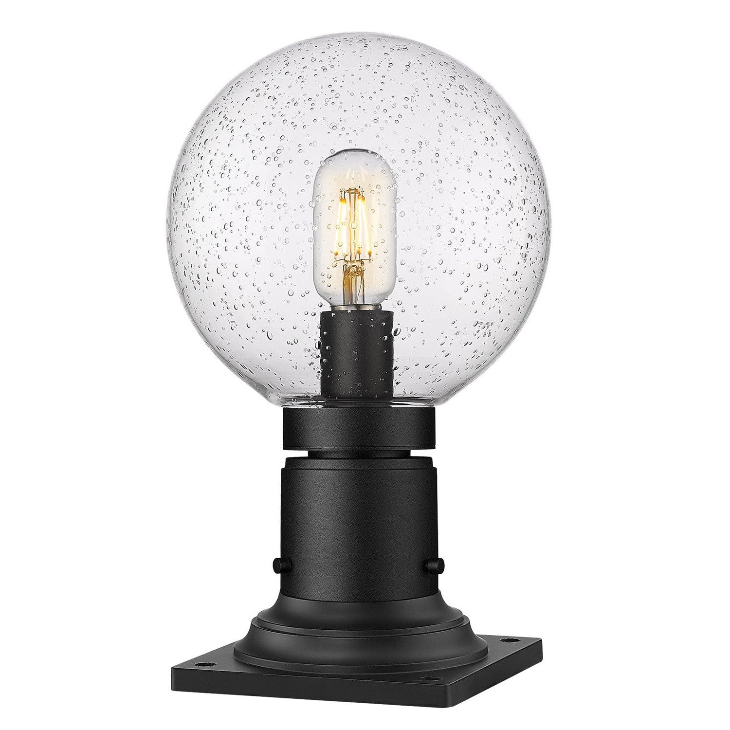 Z-Lite - 599PHM-533PM-BK - One Light Outdoor Pier Mounted Fixture - Laurent - Black