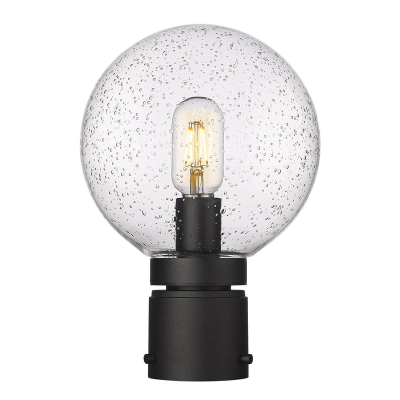 Z-Lite - 599PHM-BK - One Light Outdoor Post Mount Fixture - Laurent - Black
