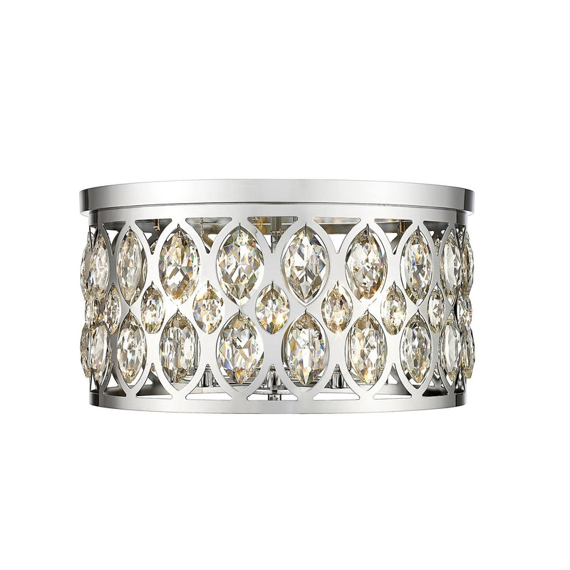 Z-Lite - 6010F18CH - Five Light Flush Mount - Dealey - Chrome