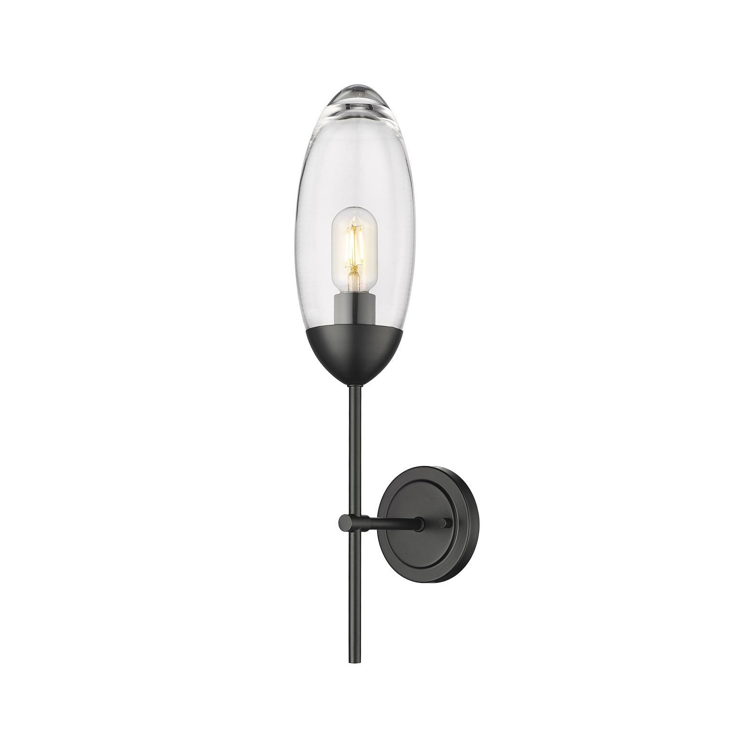 Z-Lite - 651S-MB - One Light Wall Sconce - Arden - Matte Black