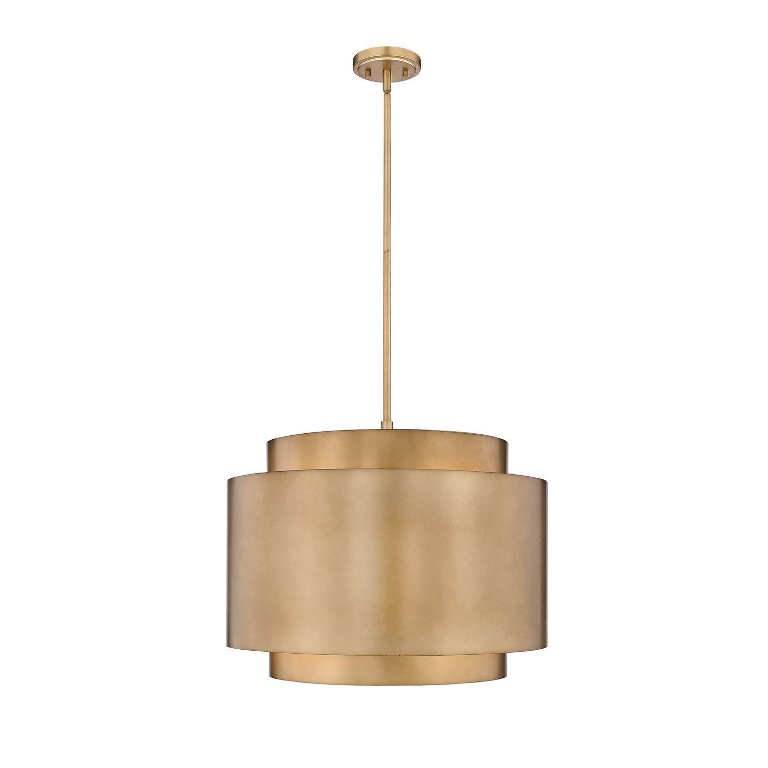 Z-Lite - 739P32-RB - Four Light Chandelier - Harlech - Rubbed Brass