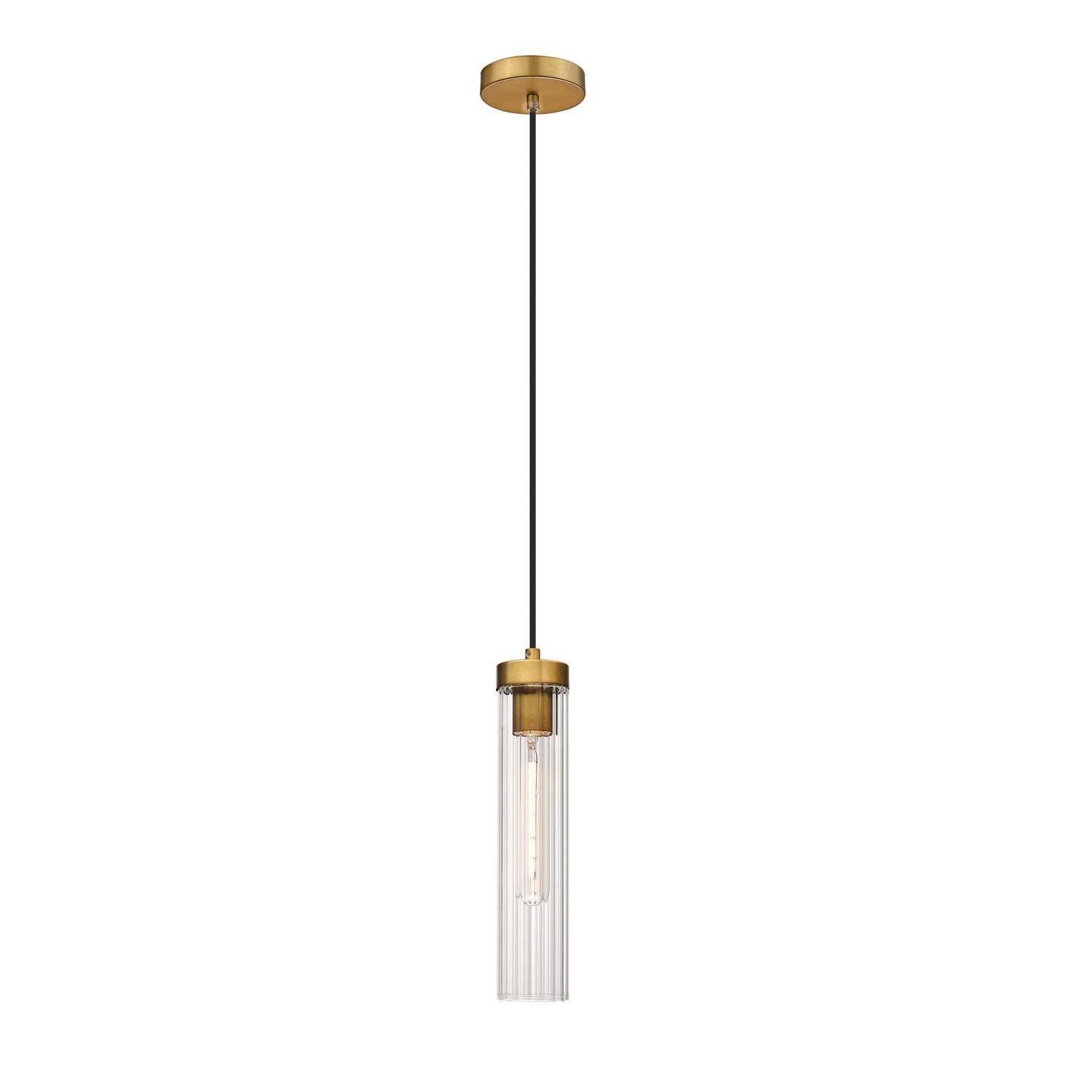 Z-Lite - 740P-RB - One Light Pendant - Beau - Rubbed Brass
