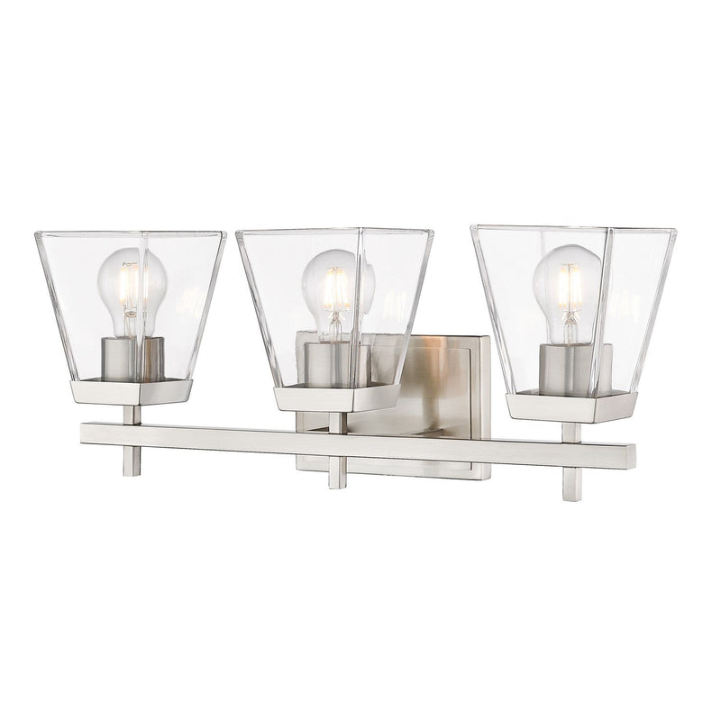Z-Lite - 819-3V-BN - Three Light Vanity - Lauren - Brushed Nickel