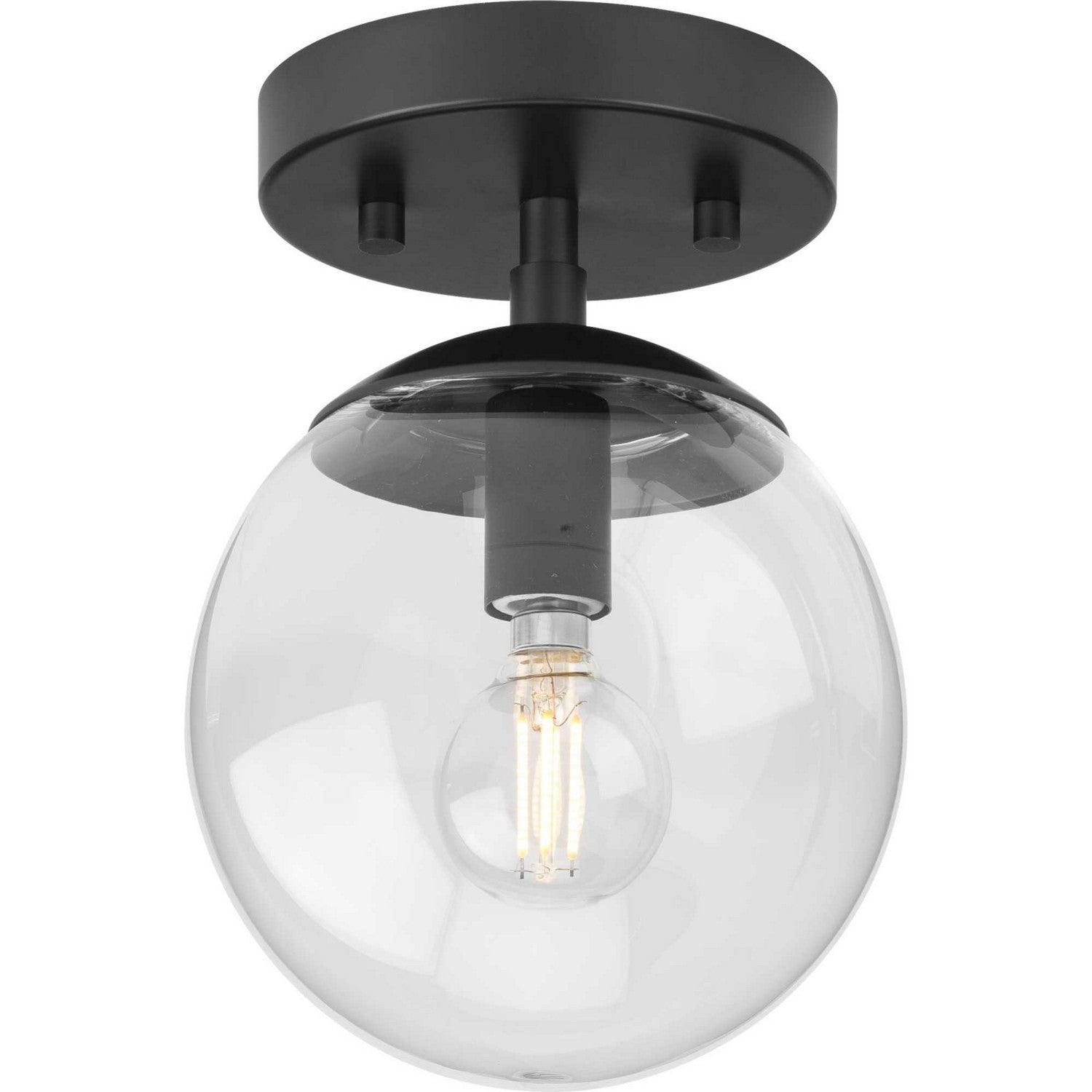 Progress Lighting - P350234-31M - One Light Flush Mount - Atwell - Matte Black
