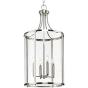 Progress Lighting - P500391-009 - Four Light Hall & Foyer Light - Gilliam - Brushed Nickel