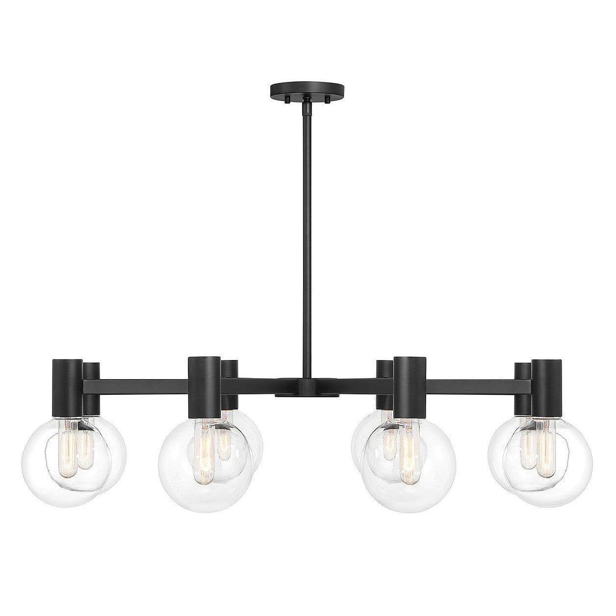 Savoy House - 1-3074-8-89 - Eight Light Chandelier - Wright - Matte Black