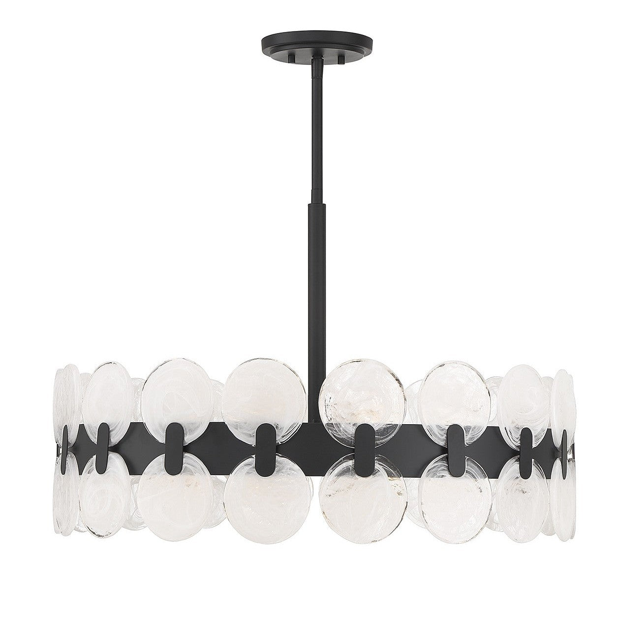 Savoy House - 1-3720-6-89 - Six Light Chandelier - Boca - Matte Black