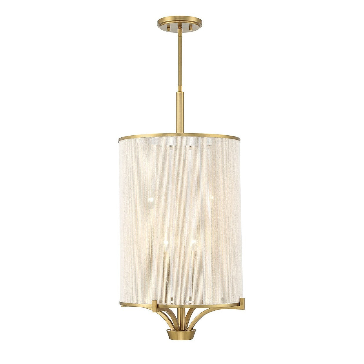 Savoy House - 1-7750-4-322 - Four Light Chandelier - Wynwood - Warm Brass