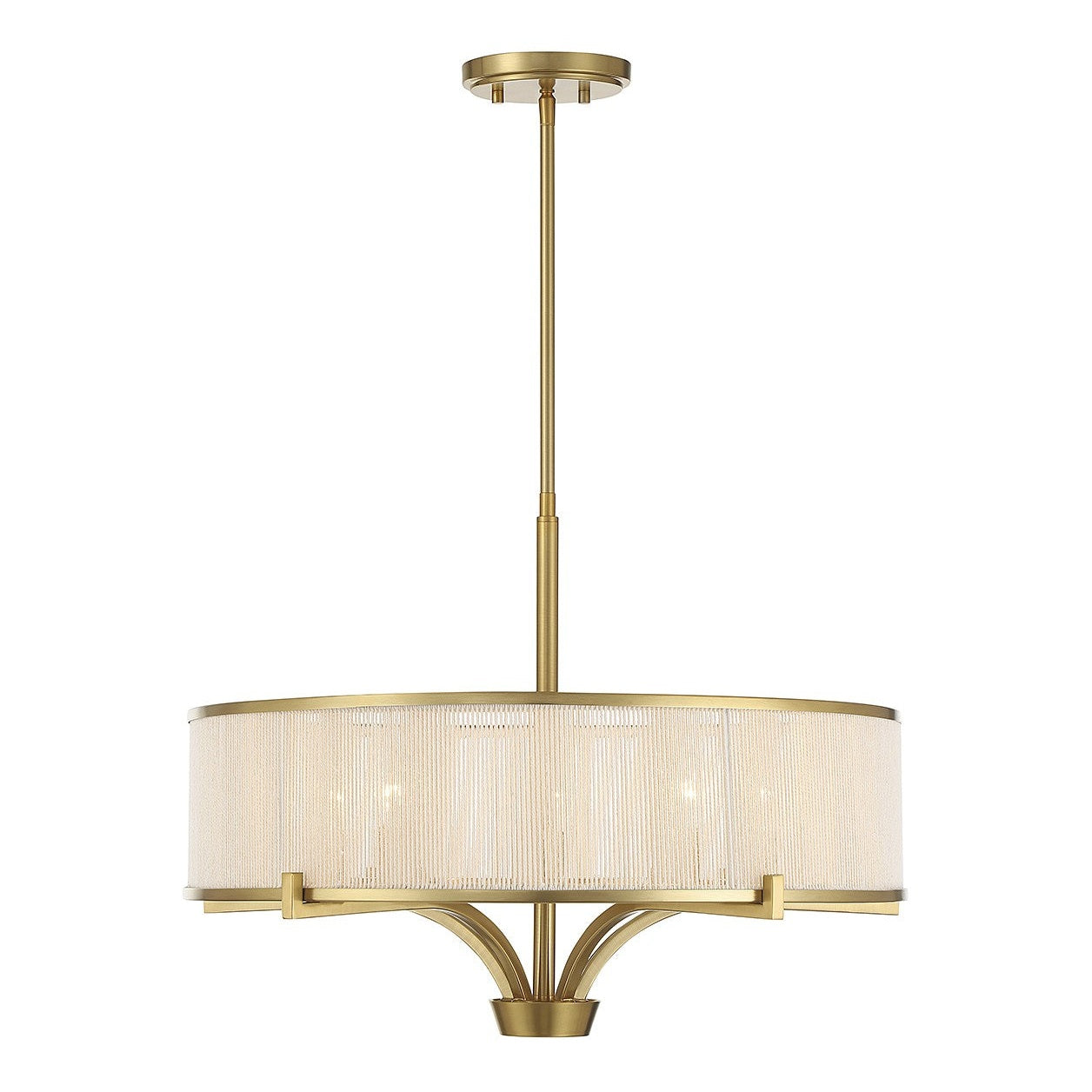 Savoy House - 1-7751-5-322 - Five Light Chandelier - Wynwood - Warm Brass