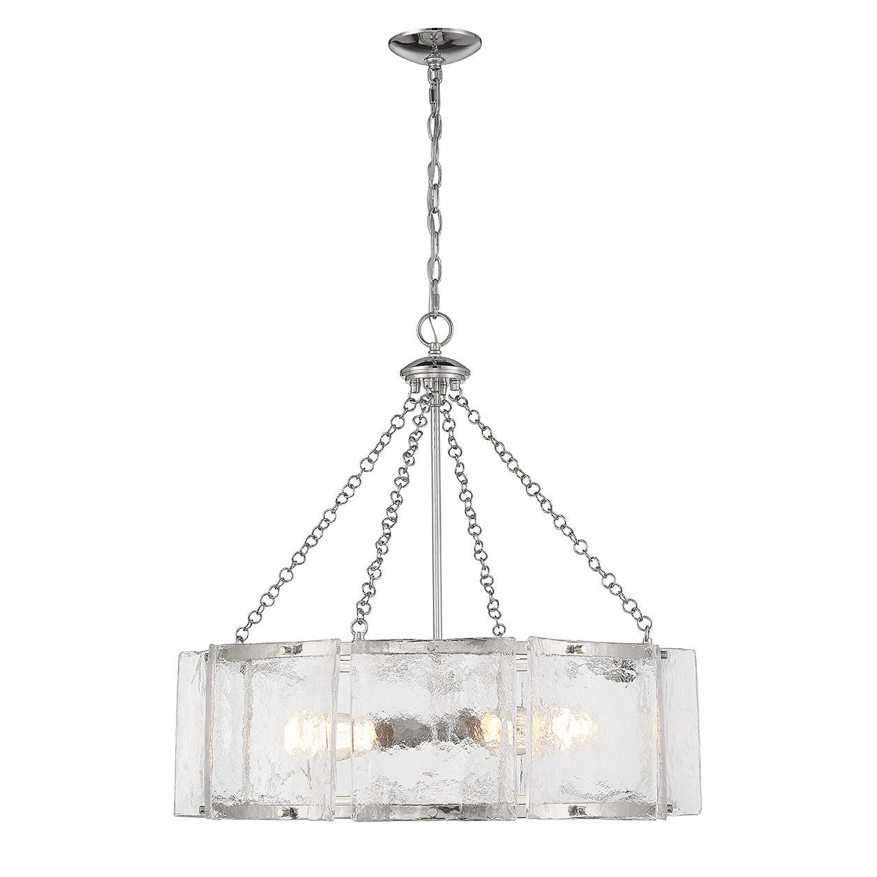 Savoy House - 1-8200-5-109 - Five Light Pendant - Genry - Polished Nickel