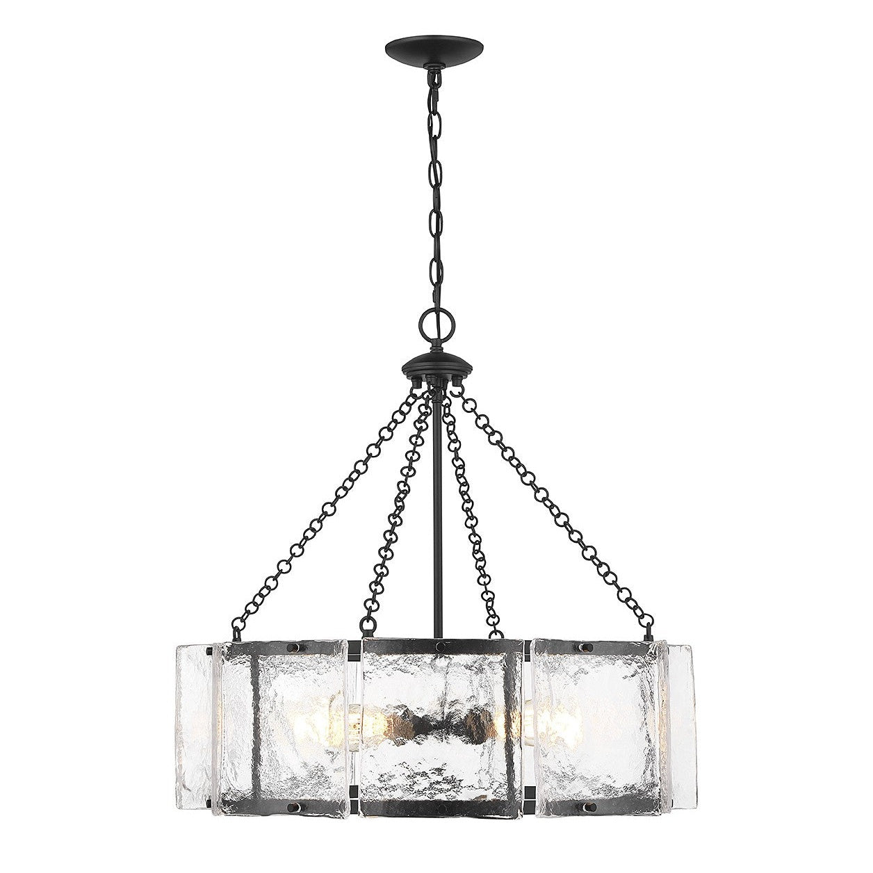 Savoy House - 1-8200-5-89 - Five Light Pendant - Genry - Matte Black