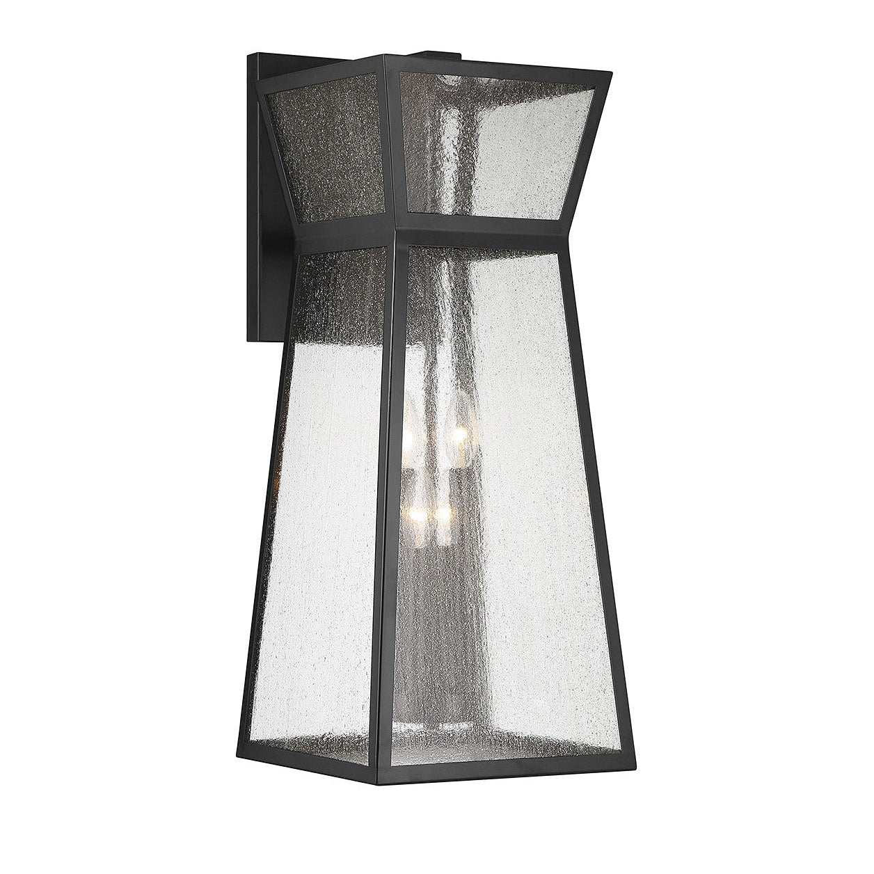 Savoy House - 5-637-BK - Four Light Outdoor Wall Lantern - Millford - Matte Black
