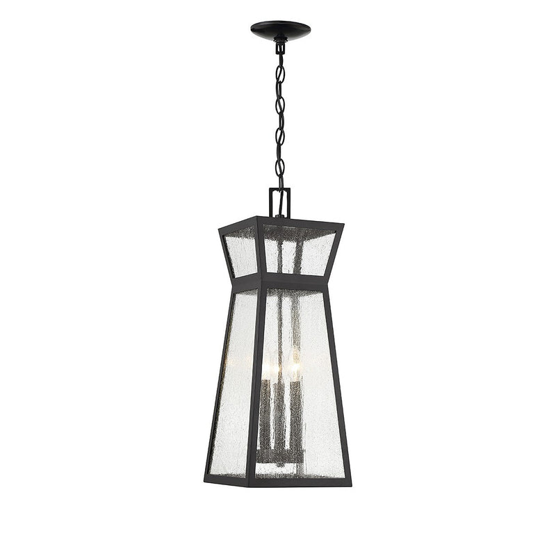 Savoy House - 5-638-BK - Three Light Outdoor Hanging Lantern - Millford - Matte Black