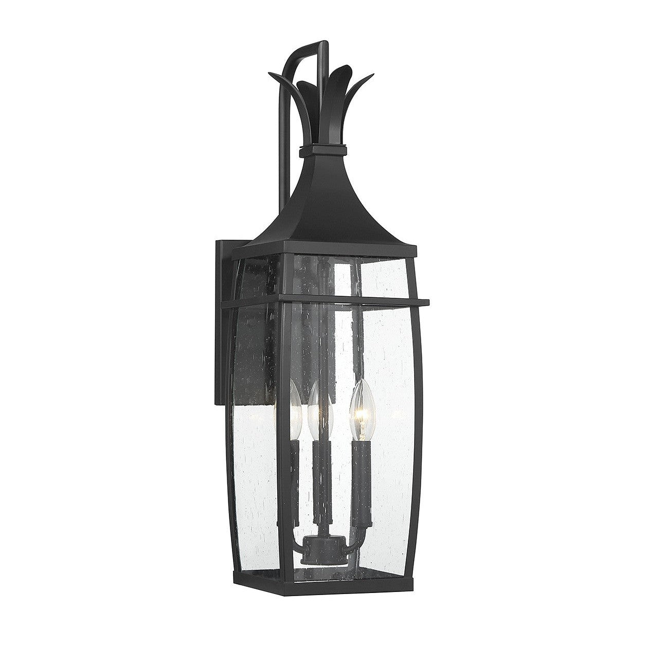 Savoy House - 5-765-BK - Three Light Outdoor Wall Lantern - Montpelier - Matte Black