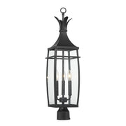 Savoy House - 5-769-BK - Three Light Outdoor Post Lantern - Montpelier - Matte Black
