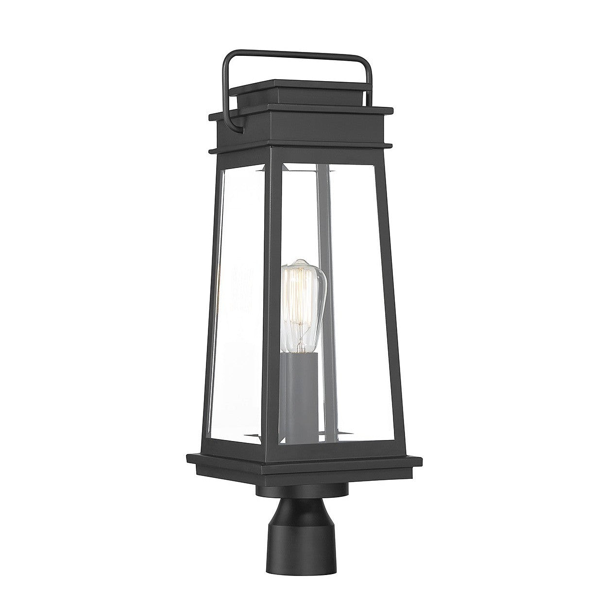 Savoy House - 5-817-BK - One Light Outdoor Post Lantern - Boone - Matte Black