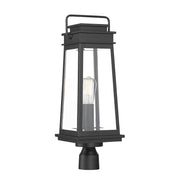 Savoy House - 5-817-BK - One Light Outdoor Post Lantern - Boone - Matte Black
