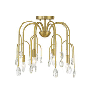 Savoy House - 6-6684-4-127 - Four Light Convertible Semi-Flush or Pendant - Anholt - Noble Brass