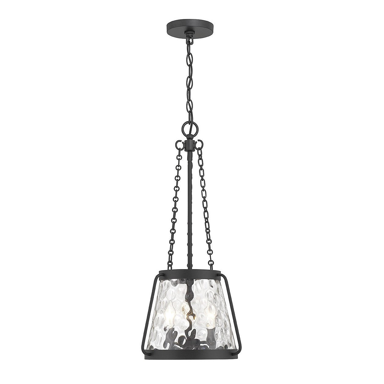 Savoy House - 7-1803-3-89 - Three Light Pendant - Crawford - Matte Black
