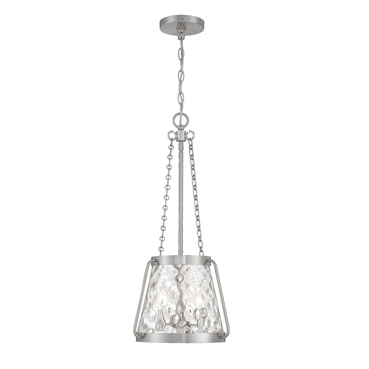Savoy House - 7-1803-3-SN - Three Light Pendant - Crawford - Satin Nickel
