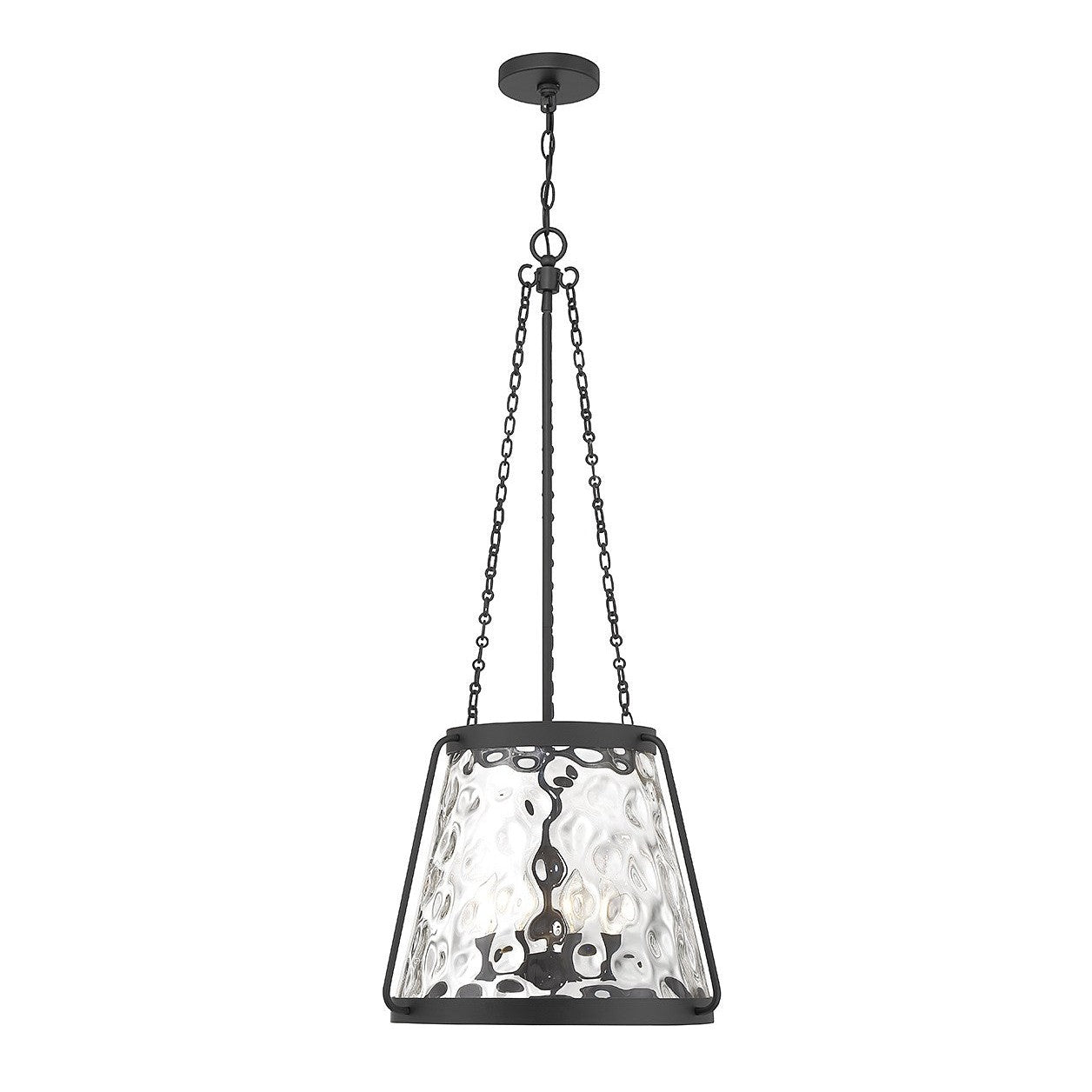 Savoy House - 7-1804-4-89 - Four Light Pendant - Crawford - Matte Black