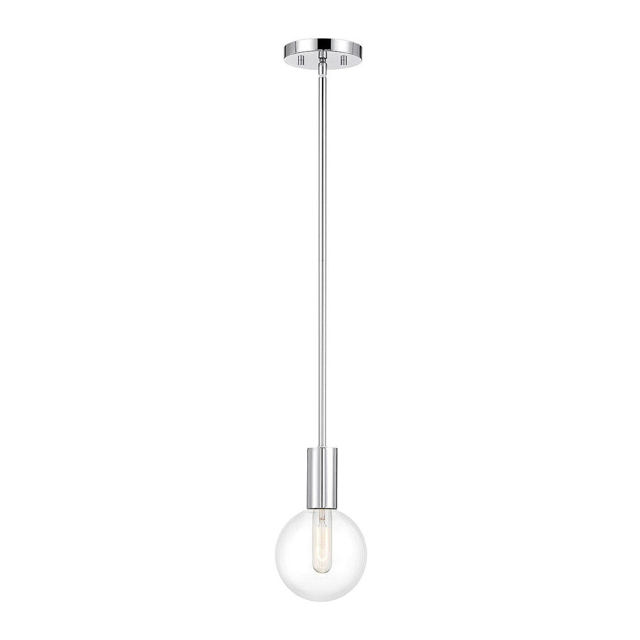 Savoy House - 7-3075-1-11 - One Light Mini Pendant - Wright - Chrome