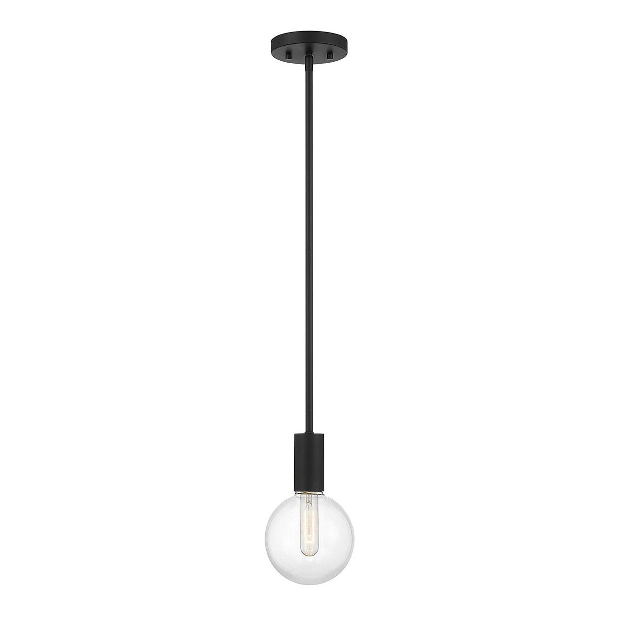 Savoy House - 7-3075-1-89 - One Light Mini Pendant - Wright - Matte Black