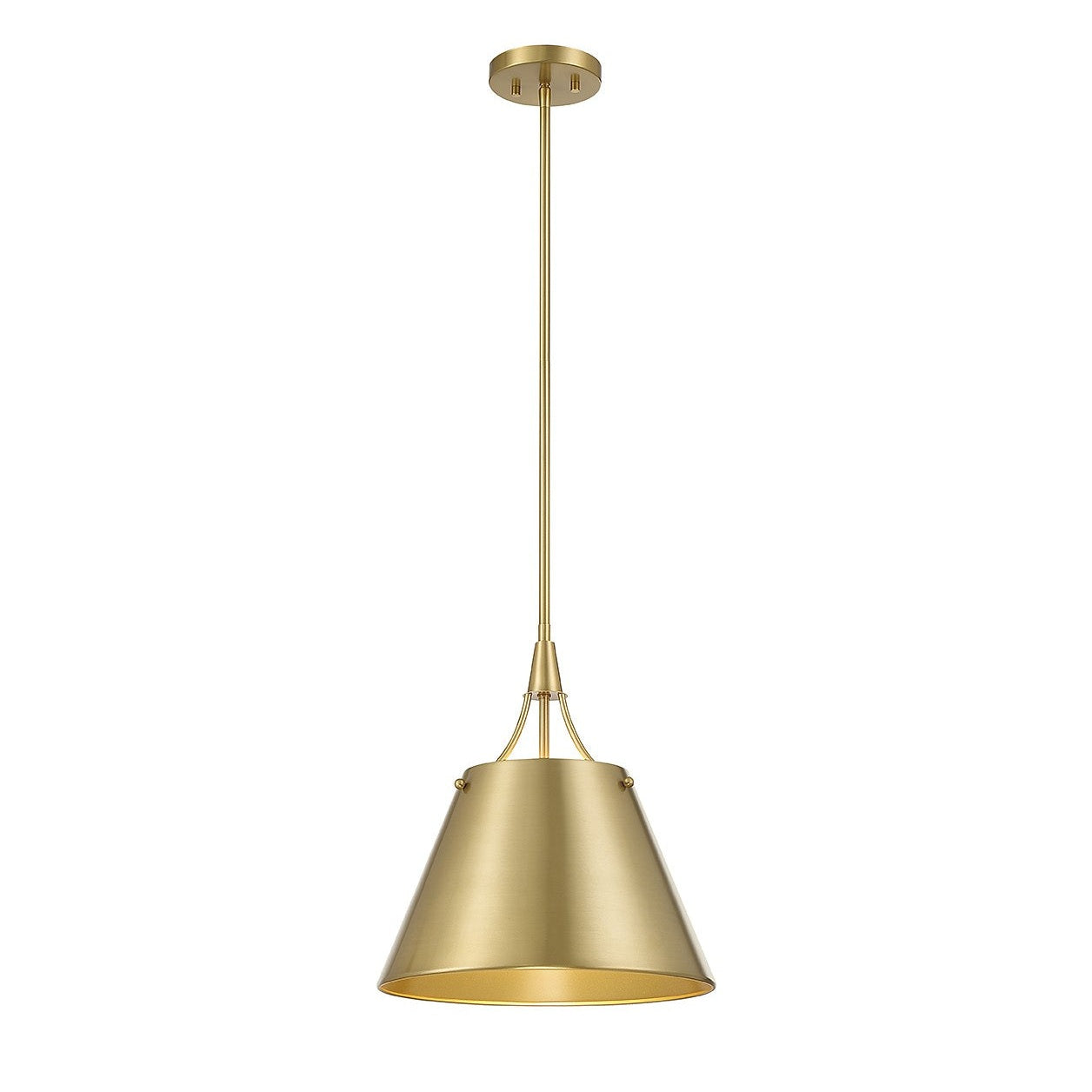 Savoy House - 7-4499-1-322 - One Light Pendant - Willis - Warm Brass