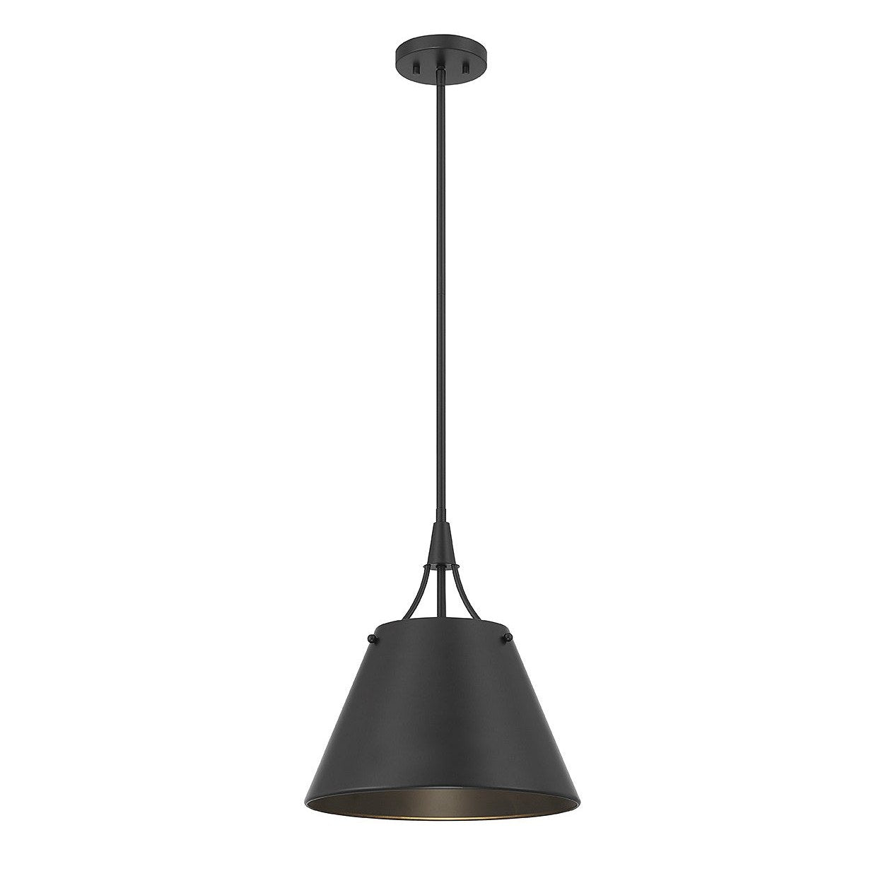 Savoy House - 7-4499-1-89 - One Light Pendant - Willis - Matte Black