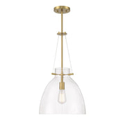 Savoy House - 7-7006-1-322 - One Light Pendant - Foster - Warm Brass