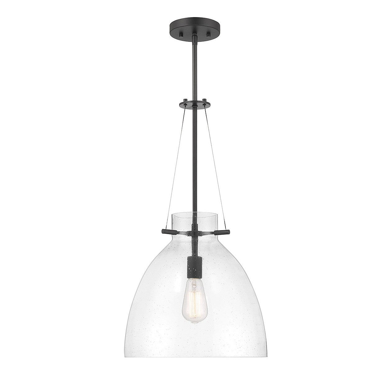 Savoy House - 7-7006-1-89 - One Light Pendant - Foster - Matte Black