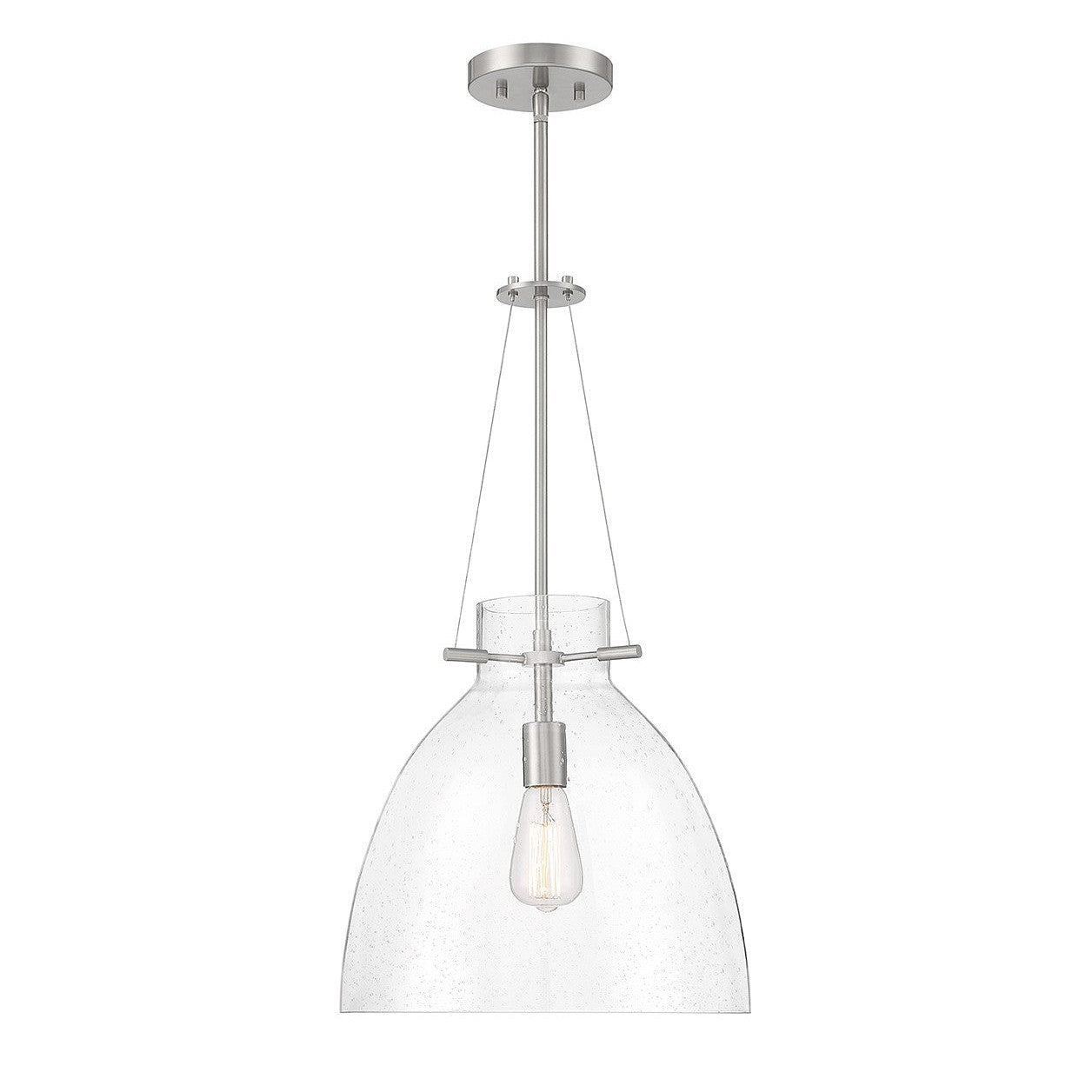 Savoy House - 7-7006-1-SN - One Light Pendant - Foster - Satin Nickel