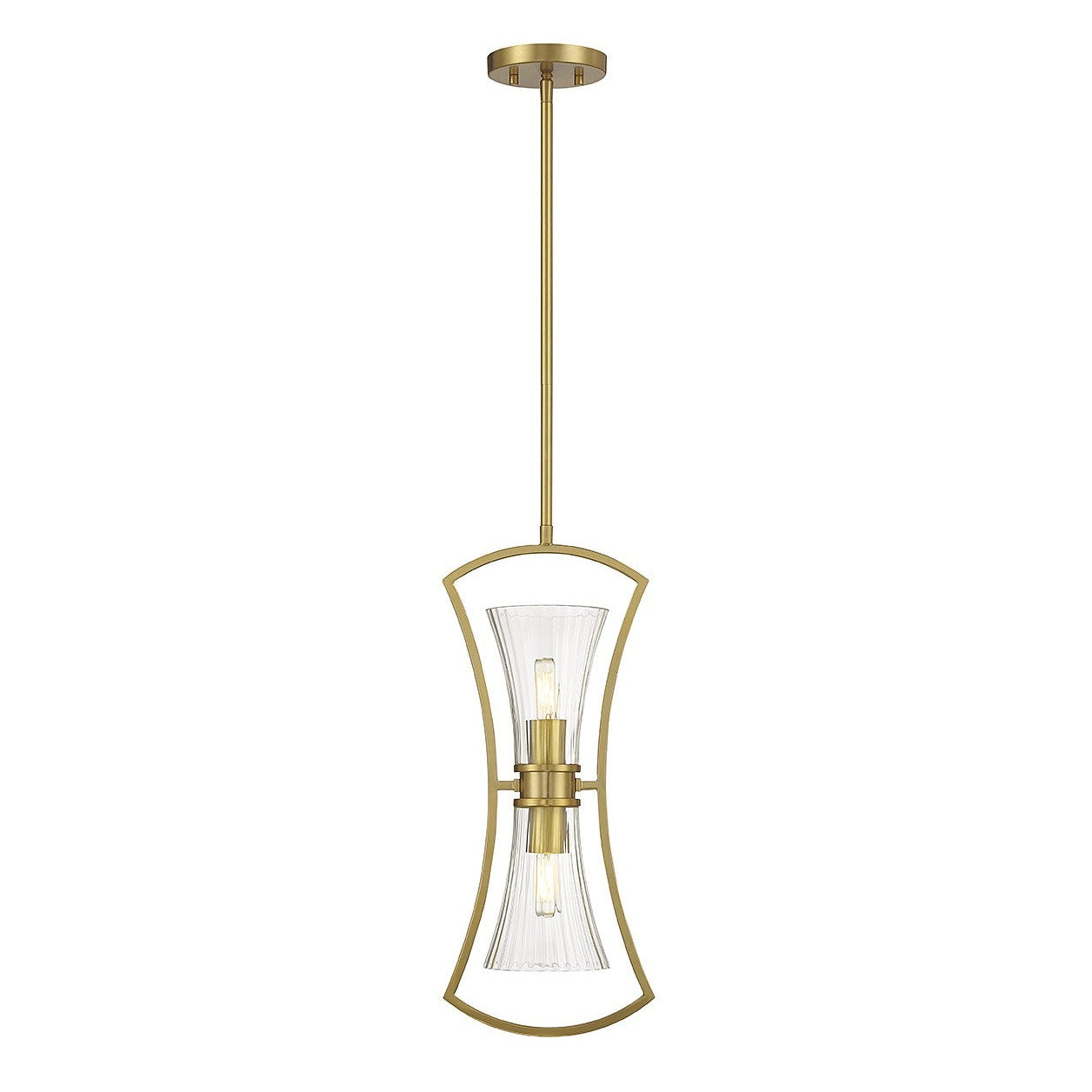 Savoy House - 7-9703-2-322 - Two Light Pendant - Bennington - Warm Brass
