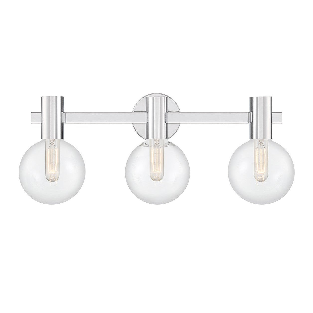 Savoy House - 8-3076-3-11 - Three Light Bathroom Vanity - Wright - Chrome