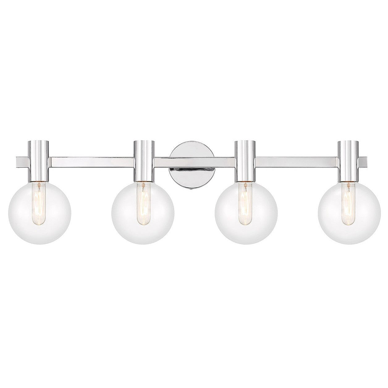 Savoy House - 8-3076-4-11 - Four Light Bathroom Vanity - Wright - Chrome