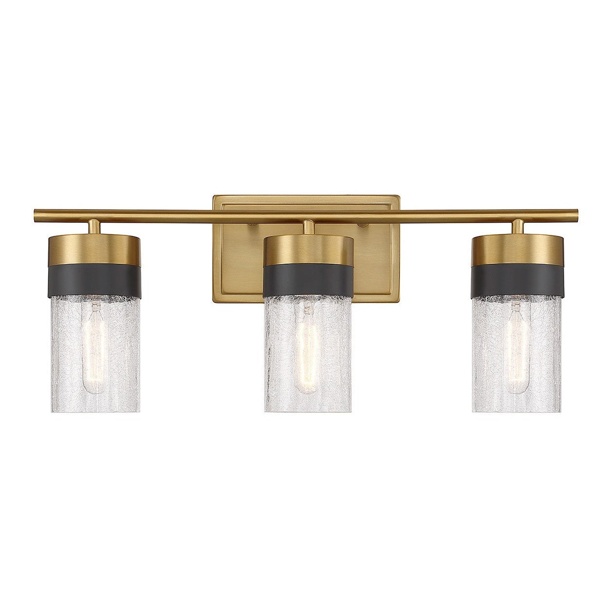Savoy House - 8-3600-3-322 - Three Light Bathroom Vanity - Brickell - Warm Brass