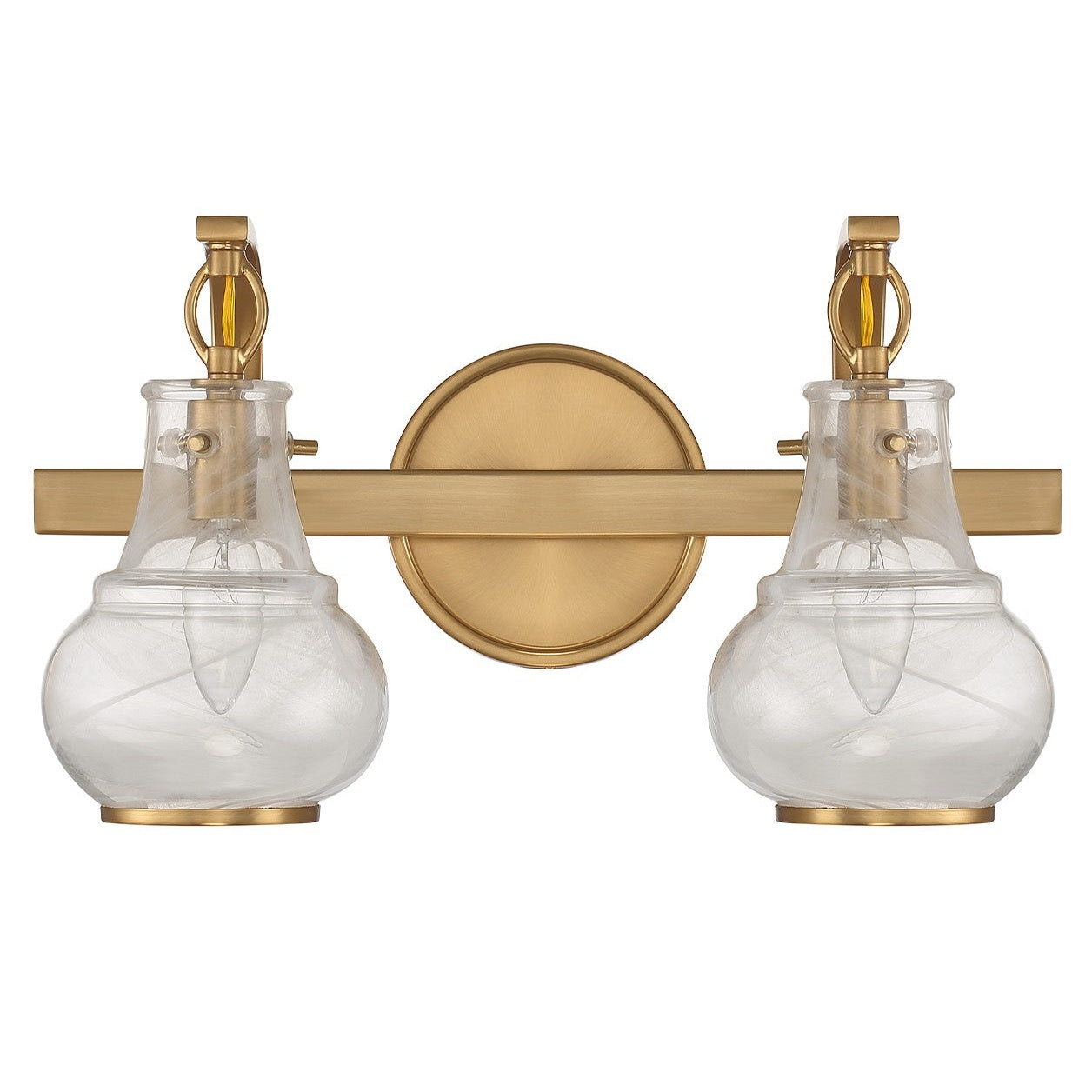 Savoy House - 8-4417-2-322 - Two Light Bathroom Vanity - Adams - Warm Brass